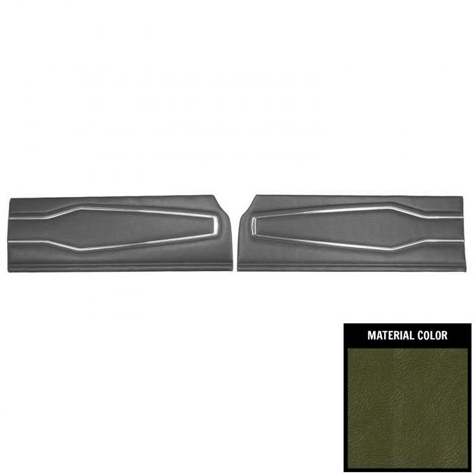 PUI Interiors 1970 Dodge Charger/RT/500 White Front Door Panels 70KDA37