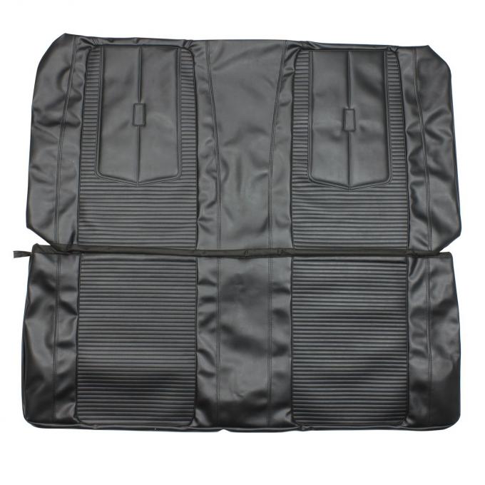 PUI Interiors 1967 Dodge Dart/GT Hardtop Black Rear Bench Seat Cover 67KSD10C