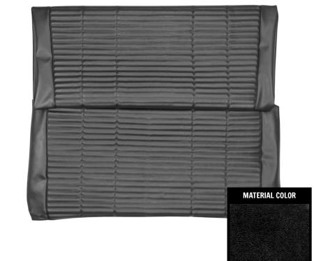 PUI Interiors 1966 Dodge Coronet 500 Hardtop Black Rear Bench Seat Cover 66KSH10C-5
