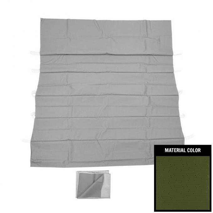 PUI Interiors 1967-1969 Plymouth Cuda Fastback Dark Green Perforated Headliner AH765109