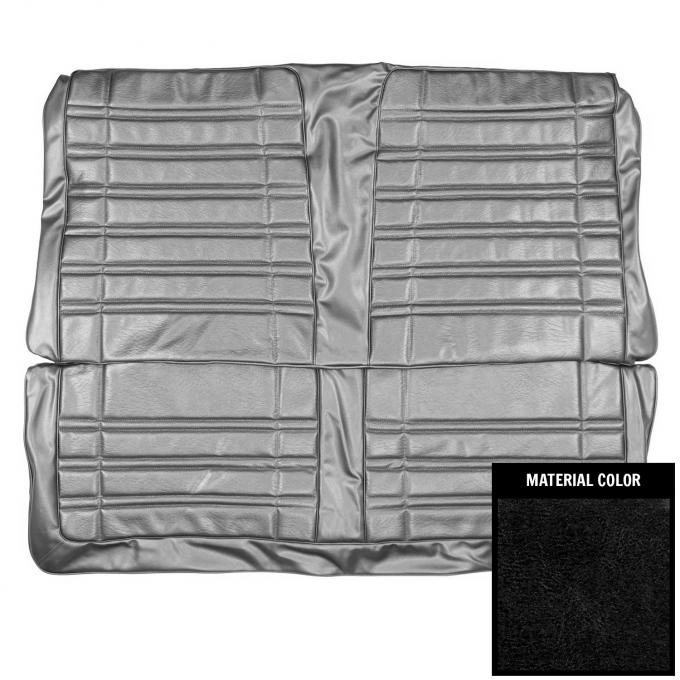 PUI Interiors 1970 Dodge Coronet 500/Superbee/RT Hardtop Black Rear Bench Seat Cover 70KSH10C