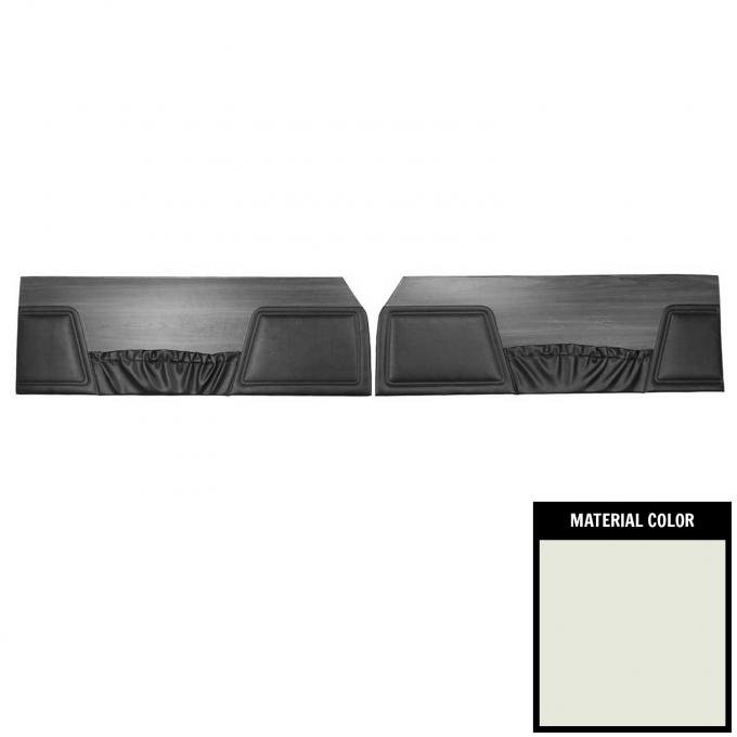 PUI Interiors 1970 Dodge Coronet 440/Superbee White Front Door Panels 70KDHD37