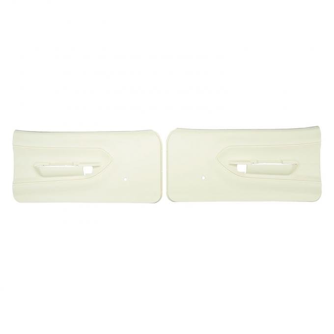 PUI Interiors 1970-1974 Plymouth Cuda Standard Pre-Assembled White Front Door Panels 70KDB37-P