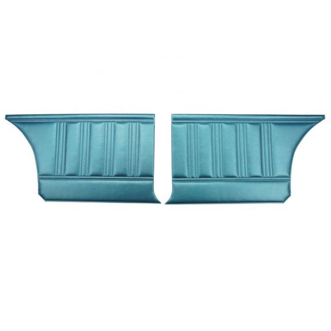 PUI Interiors 1970 Dodge Coronet RT/500/Superbee Hardtop Dark Metallic Blue Rear Door Panels 70KDH730C