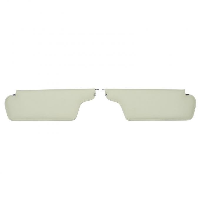 PUI Interiors 1969-1970 Dodge Coronet Hardtop White Sun Visors SVKH337C