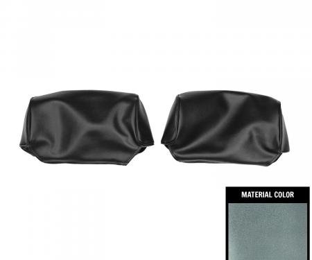 PUI Interiors 1969 Mopar Roadrunner/Dart/Satellite Light Blue Head Rest Covers 69KH732