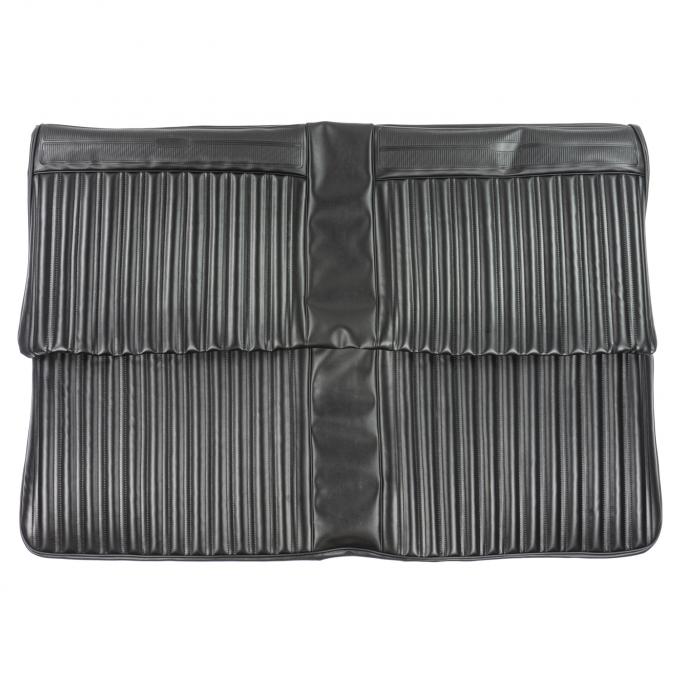 PUI Interiors 1967 Dodge Coronet 440 Hardtop Black Rear Bench Seat Cover 67KSH10CS