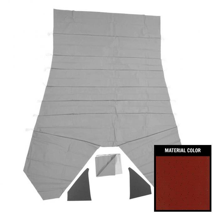 PUI Interiors 1968-1970 Dodge Charger Dark Red Headliner AH758103