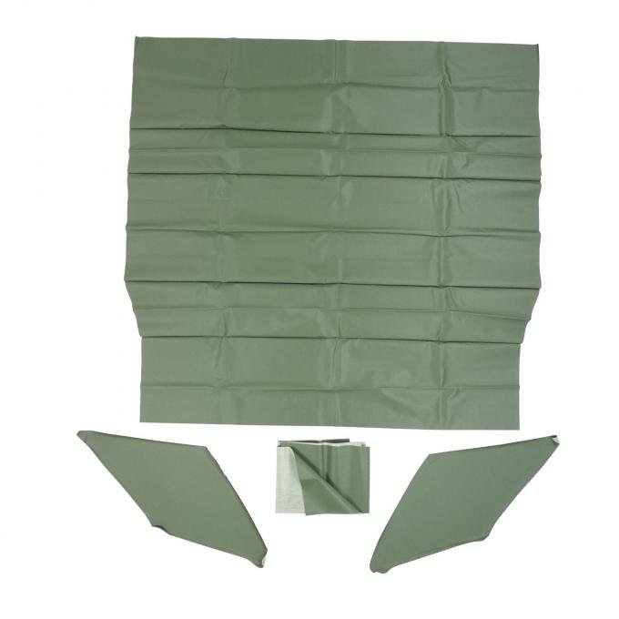 PUI Interiors 1970-1974 Plymouth Cuda Deluxe 4-Bow Dark Green Perforated Headliner AH754109