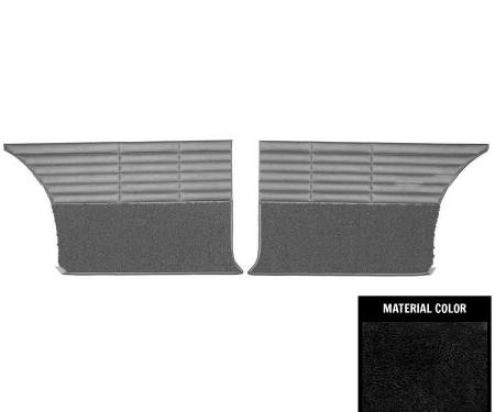 PUI Interiors 1966 Dodge Coronet 500 Hardtop Black Rear Door Panels 66KDH10C-5