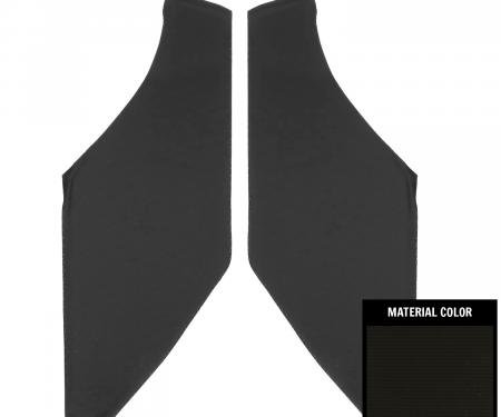 PUI Interiors 1967-1976 Dodge Dart Black Perforated Earmuff Boards AHB750100