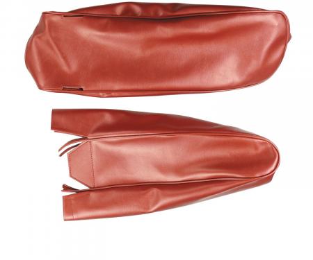 PUI Interiors 1966-1967 Coronet/Satellite/GTX Metallic Red Center Arm Rest Cover 66KRA710F