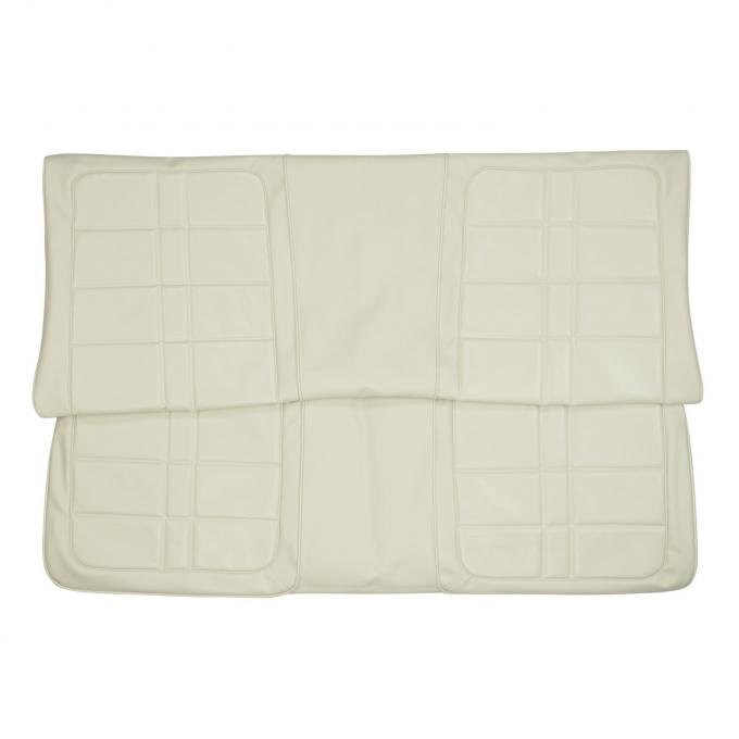 PUI Interiors 1971 Plymouth Duster/Demon/340 Hardtop White Rear Bench Seat Cover 71KSD37C