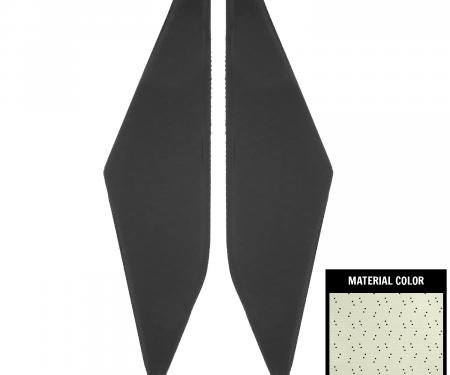 PUI Interiors 1966-1967 Plymouth GTX/B-Body White Perforated Earmuff Boards AHB757101