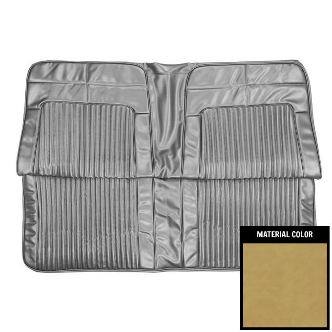PUI Interiors 1969 Dodge Coronet 500/Superbee/R/T Hardtop Saddle Rear Bench Seat Cover 69KSH103C