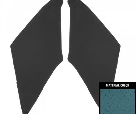 PUI Interiors 1970-1974 Plymouth Cuda Medium Blue Perforated Earmuff Board AHB754106