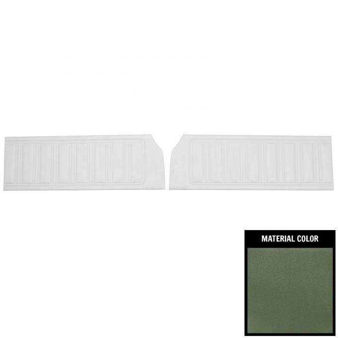 PUI Interiors 1970 Dodge Coronet/RT/500/Superbee Dark Metallic Green Front Door Panels 70KDH104