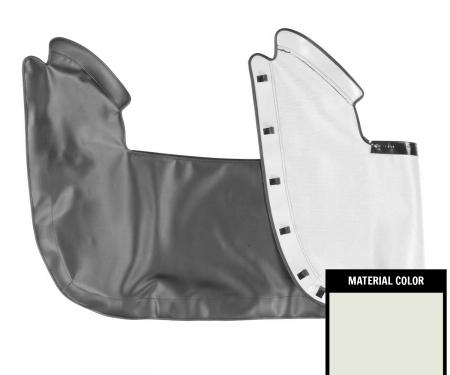 PUI Interiors 1970-1971 Mopar E-Body White Convertible Top Boot 70KET37