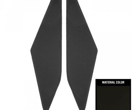PUI Interiors 1966-1967 Plymouth GTX/B-Body Black Perforated Earmuff Boards AHB757100