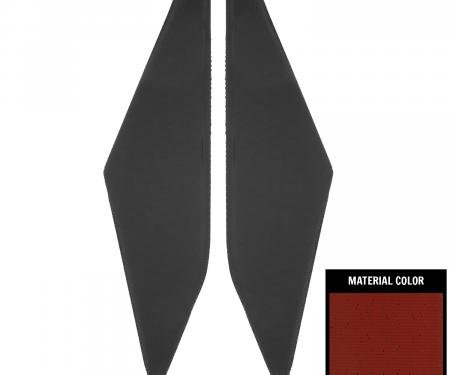 PUI Interiors 1966-1967 Plymouth GTX/B-Body Dark Red Perforated Earmuff Boards AHB757103