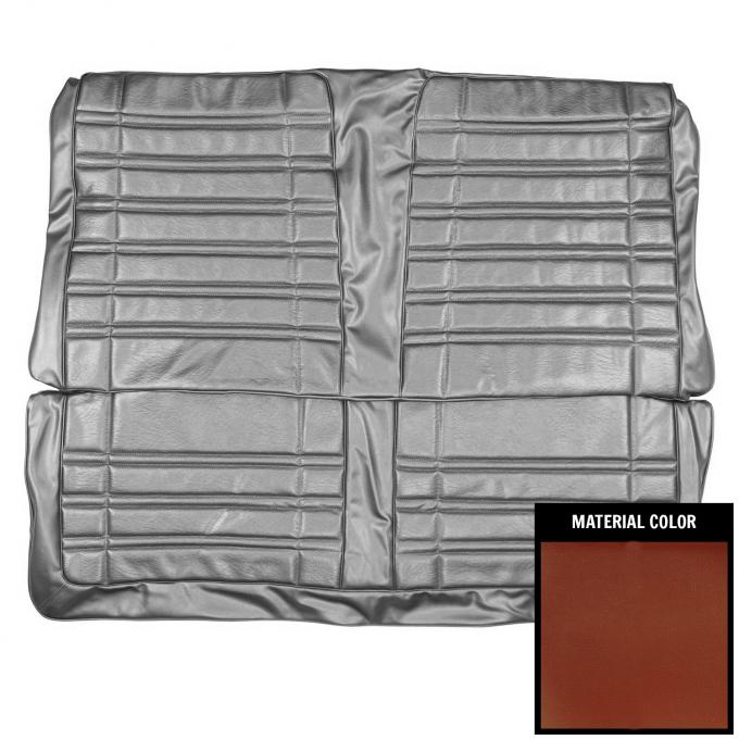 PUI Interiors 1970 Dodge Coronet 440 Hardtop Deluxe Burnt Orange Rear Bench Seat Cover 70KSHD760C