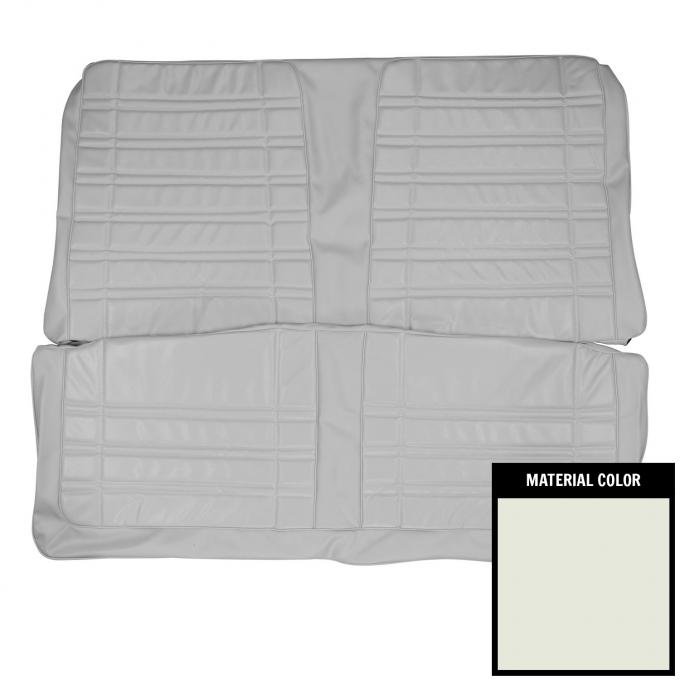 PUI Interiors 1970 Dodge Coronet 440 Hardtop Deluxe White Rear Bench Seat Cover 70KSHD37C
