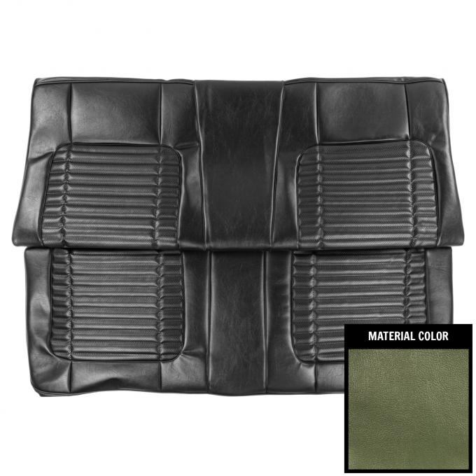PUI Interiors 1970 Dodge Charger/RT/500 Hardtop Dark Metallic Green Rear Bench Seat Cover 70KSA104C