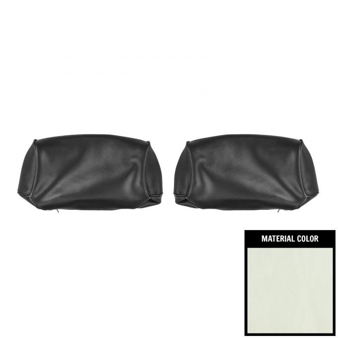 PUI Interiors 1968 Plymouth Roadrunner/Satellite Custom Pearl Head Rest Covers 68KHR720