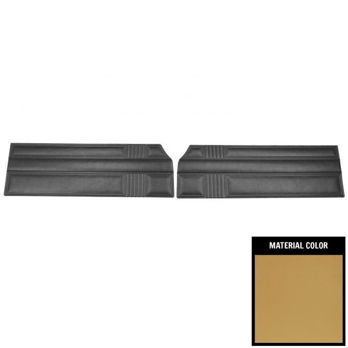 PUI Interiors 1967 Plymouth Belvedere II 2 Tone Blue Front Door Panels 67KDV2828