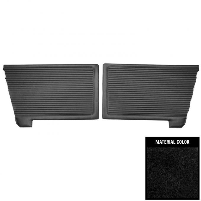 PUI Interiors 1967 Dodge Dart/GT Hardtop Black Rear Door Panels 67KDD10C