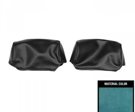 PUI Interiors 1969 Mopar Roadrunner/Dart/Satellite Bright Blue Head Rest Covers 69KH722