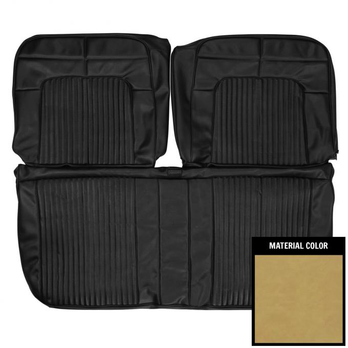 PUI Interiors 1969 Dodge Coronet 500/RT/Superbee Saddle Front Bench Seat Cover 69KSH103B-5