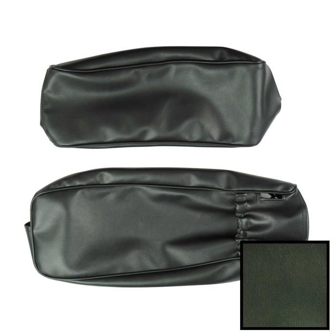 PUI Interiors 1968 Plymouth Roadrunner/Satellite Dark Metallic Green Center Arm Rest Cover 68KR731