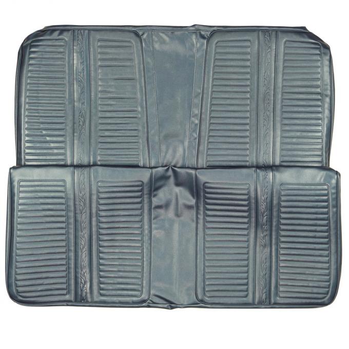 PUI Interiors 1967 Plymouth Satellite/GTX Convertible Dark Metallic Blue Rear Bench Seat Cover 67KSR734V