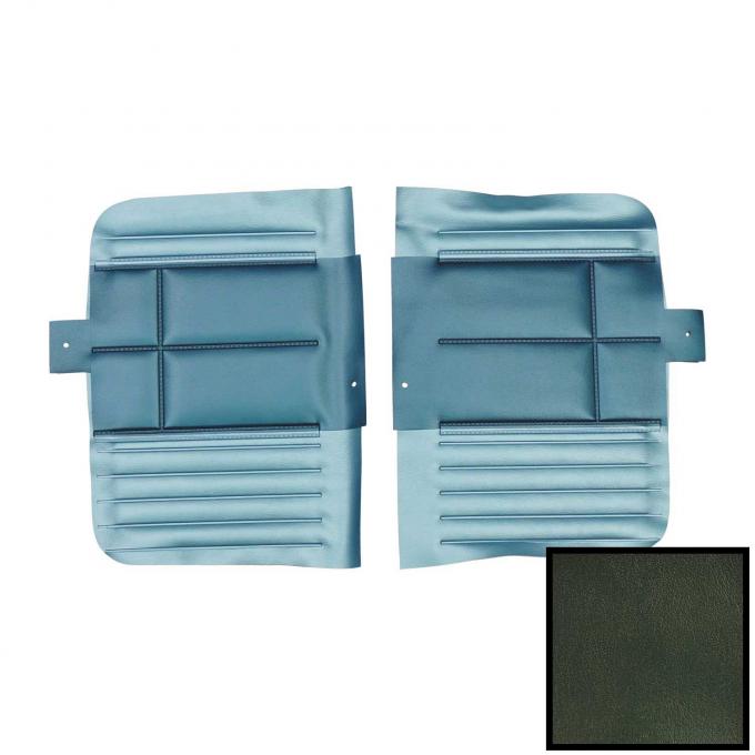 PUI Interiors 1968 Roadrunner/Satellite Custom Decor Convt Metallic Green Rear Door Panel 68KDRD731V