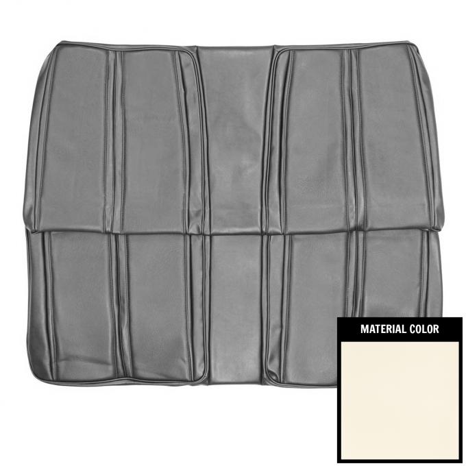 PUI Interiors 1968 Plymouth Sport Satellite/GTX Convertible Pearl Rear Bench Seat Cover 68KSR720V