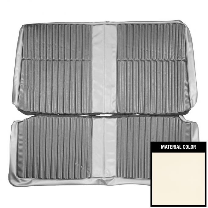 PUI Interiors 1968 Dodge Coronet 440/Superbee Hardtop Pearl Rear Bench Seat Cover 68KSHD720C