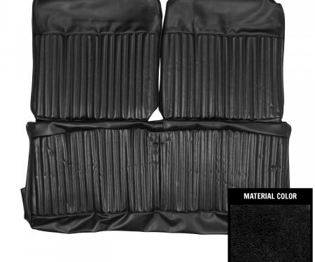PUI Interiors 1969 Dodge Dart/Swinger Black Front Bench Seat Cover 69KSDA10B