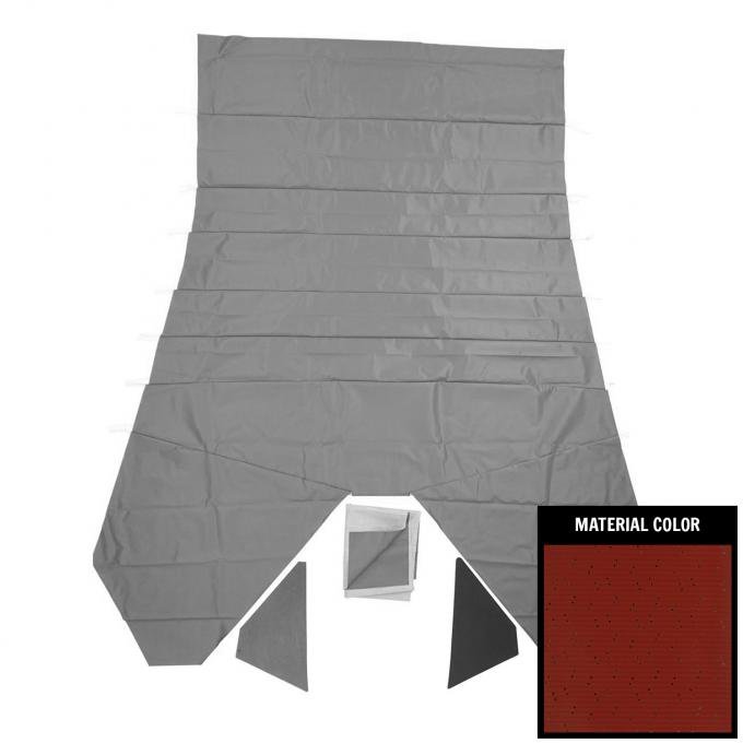 PUI Interiors 1969-1970 Mopar B-Body Red Headliner AH759103
