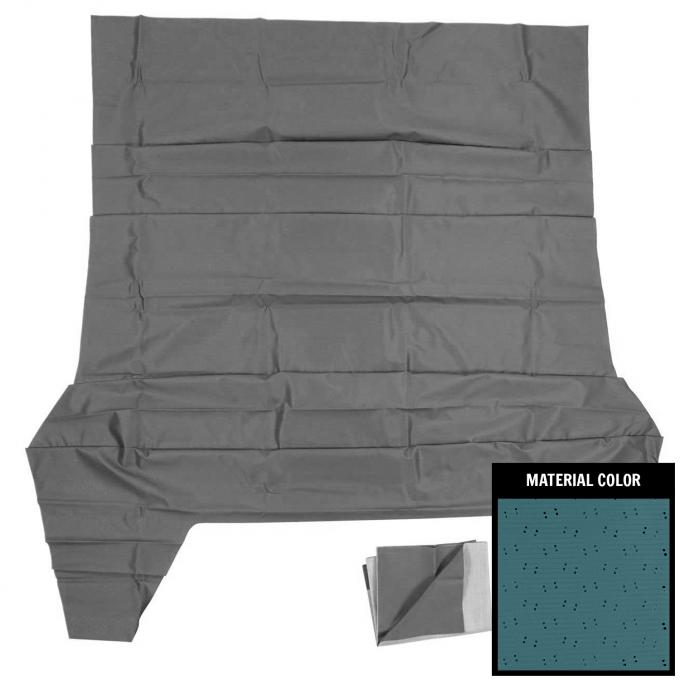 PUI Interiors 1970-1974 Dodge Challenger 5-Bow Medium Blue Perforated Headliner AH755106