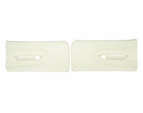 PUI Interiors 1970-1974 Plymouth Cuda Standard Pre-Assembled White Front Door Panels 70KDB37-P