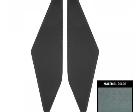 PUI Interiors 1966-1967 Plymouth GTX/B-Body Light Blue Perforated Earmuff Boards AHB757114