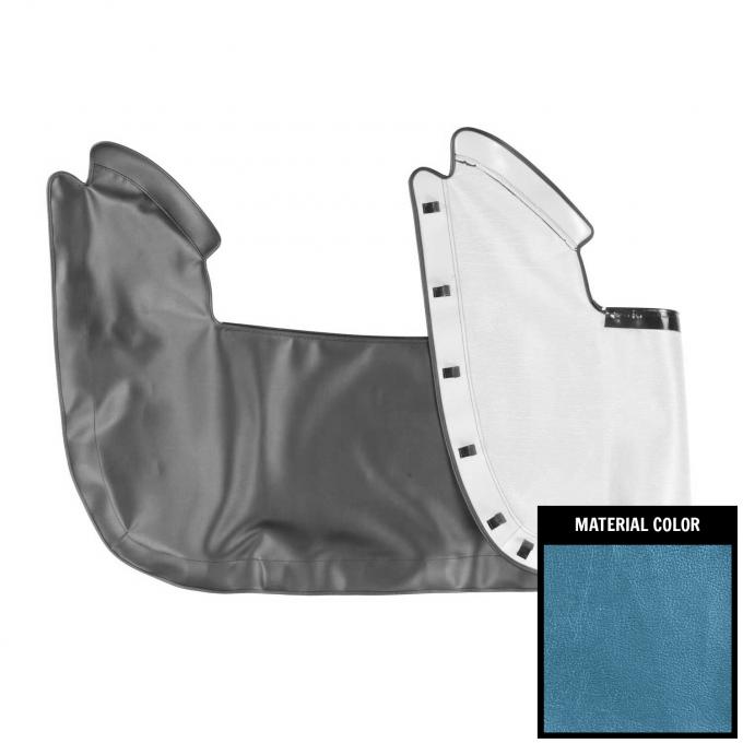 PUI Interiors 1970-1971 Mopar E-Body Blue Convertible Top Boot 70KET723