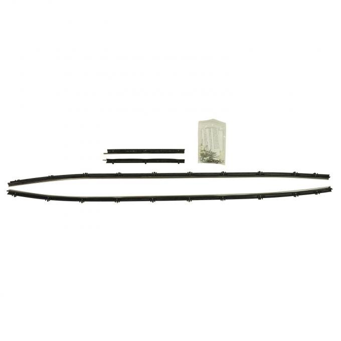 PUI Interiors 1967-1969 Plymouth Barracuda Hardtop Window Felts WW297