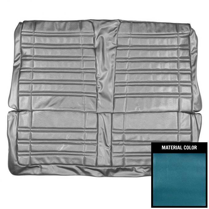 PUI Interiors 1970 Dodge Coronet 500/Superbee/RT Hardtop Metallic Blue Rear Bench Seat Cover 70KSH730C