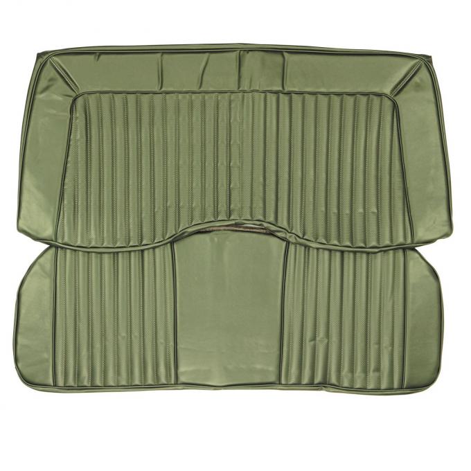 PUI Interiors 1973 Plymouth Cuda/Challenger Hardtop Dark Green Rear Bench Seat Cover 73KSB716C