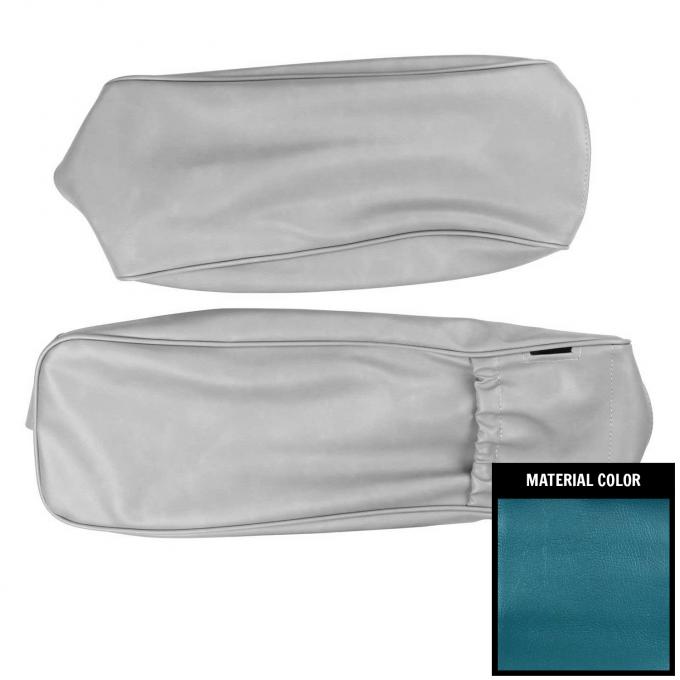 PUI Interiors 1968 Roadrunner/Charger/Coronet/Satellite Metallic Blue Center Arm Rest Cover 69KR730