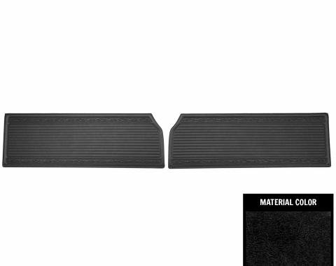 PUI Interiors 1966 Plymouth Satellite Black Front Door Panels 66KDR10