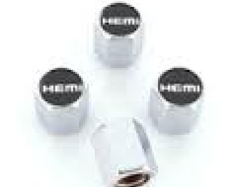 Valve Stem Caps Chrome, Hemi