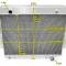 Champion Cooling 1974-1978 Dodge Ramcharger 3 Row All Aluminum Radiator Made With Aircraft Grade Aluminum CC889